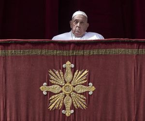 Papież Franciszek na placu św. Piotra, 20.04.2025