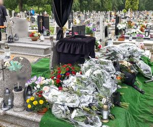 Pogrzeb Grzegorza G., który zginął w Nowem