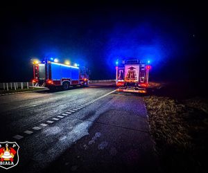 Wypadek na autostradzie A1 w Szarlejce