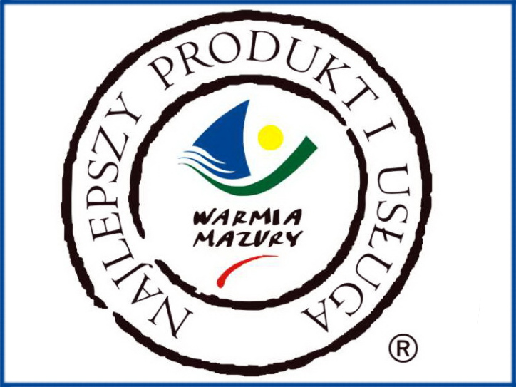 Logo konkursu na najlepszy produkt i usługę Warmii i Mazur