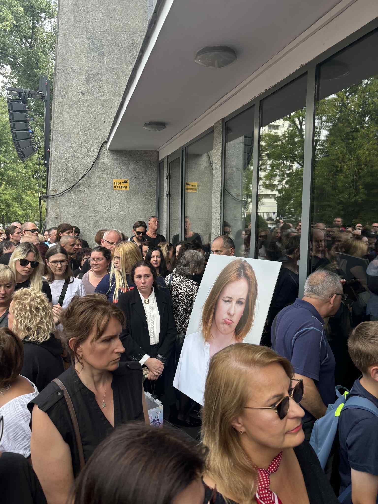 Świeckie pożegnanie Joanny Kołaczkowskiej