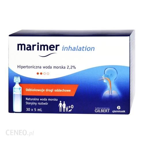MARIMER INHALATION Hipertoniczna woda morska 30 x 5 ml