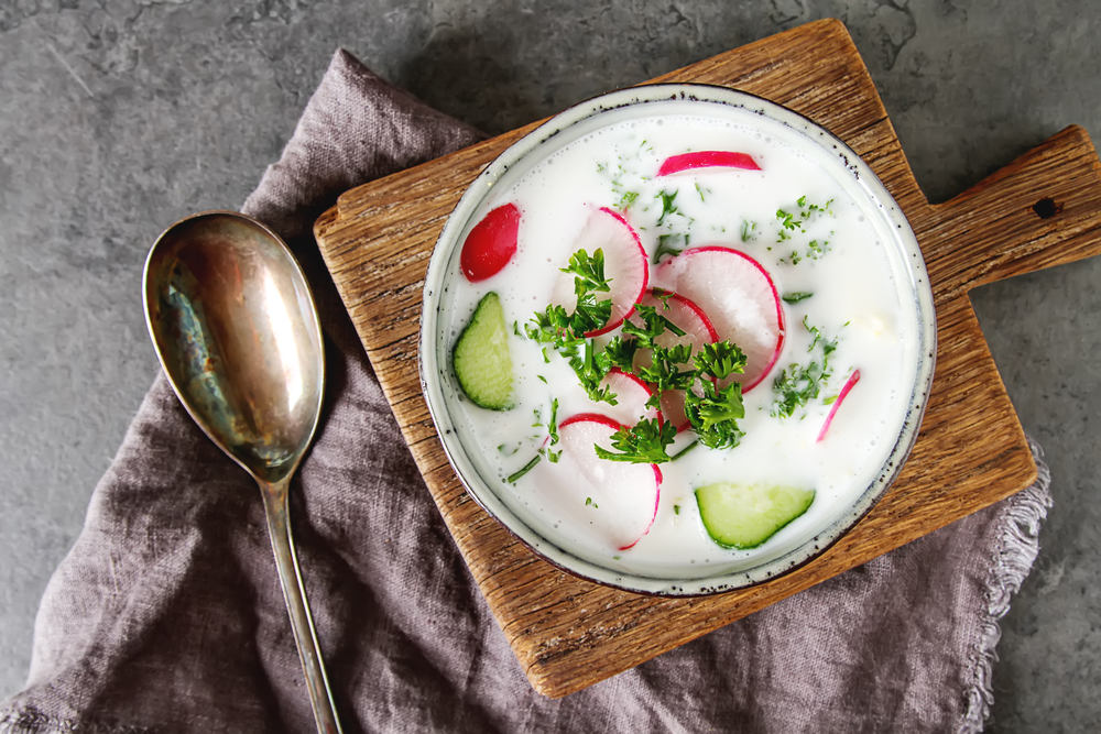 ingredients for soup photography