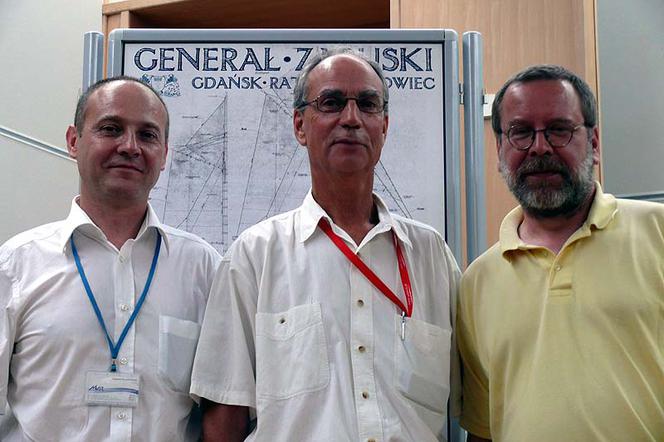 Na zdjęciu od lewej dyrektor gdańskiego MOSiRu Leszek Paszkowski, Anders Berg i Miłosz Wierzchowski.