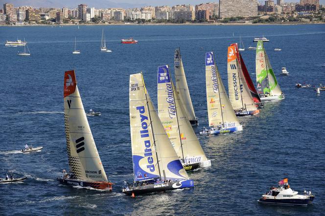 Volvo Ocean Race: start wyścigu portowego w Alicante