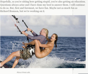 Brytyjski miliarder Richard Branson