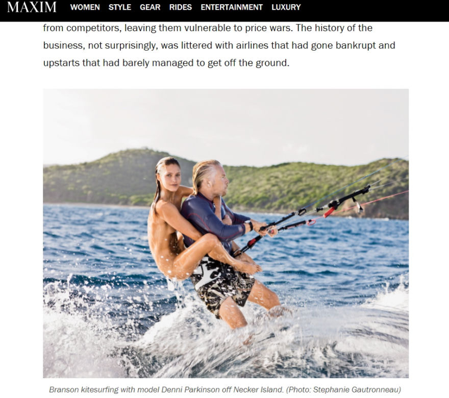 Brytyjski miliarder Richard Branson