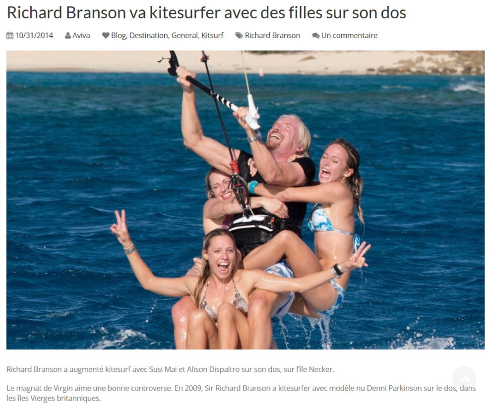 Brytyjski miliarder Richard Branson