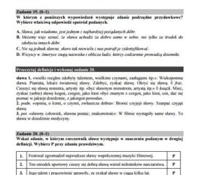 Egzamin gimnazjalny 2016 język polski arkusz 10
