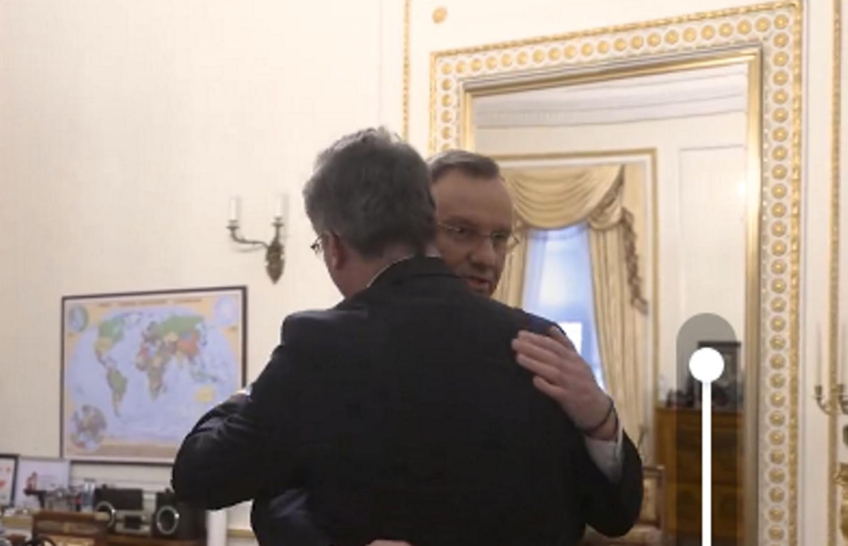 Maciej Wąsik i Mariusz Kamiński w Pałacu Prezydenckim