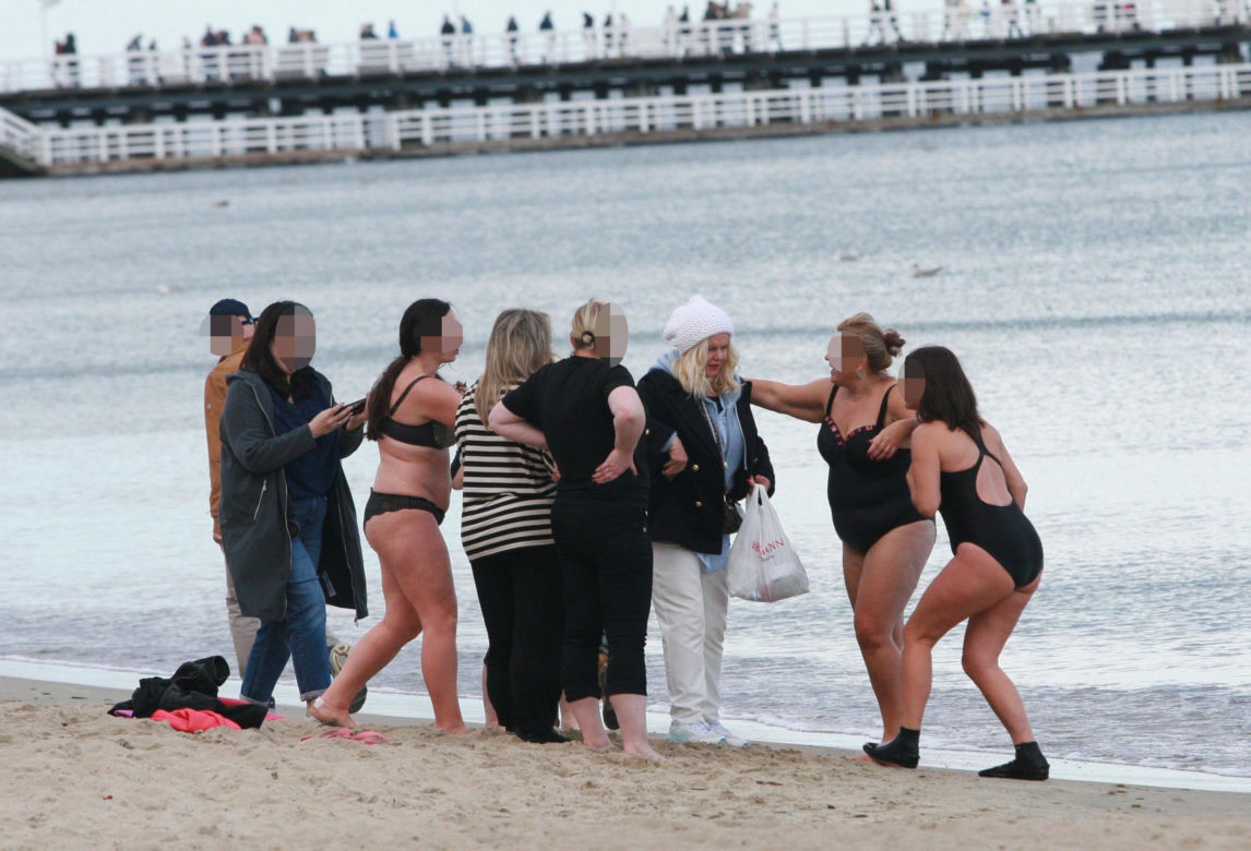 Morsy dorwały Joannę Kurowską na plaży