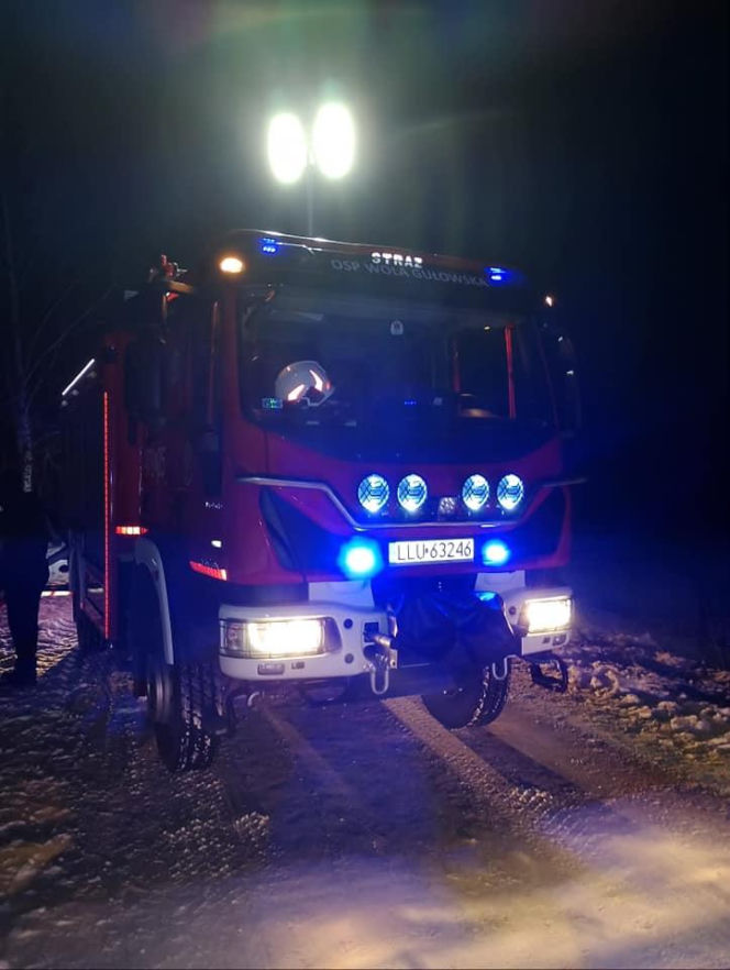 Pożar auta osobowego w Helenowie