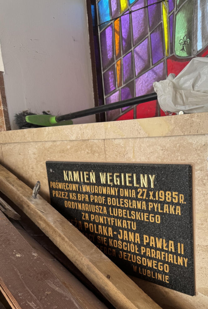 Trwa odbudowa spalonego kościoła w Lublinie. "Powoli, ale w dobrym kierunku"