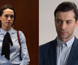 Na dobre i na złe, odc. 736. Julka Burska (Aleksandra Hamkało), Marcin Molenda (Filip Bobek)