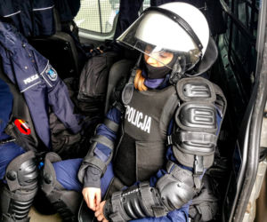 Policjantki na granicy polsko-białoruskiej