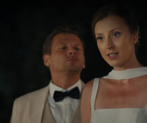 M jak miłość odc. 1946. Natalka (Dominika Suchecka), Adam Karski (Patryk Szwichtenberg)