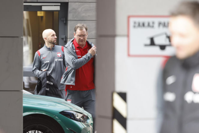 Reprezentacja Polski przed meczem ze Szwecją