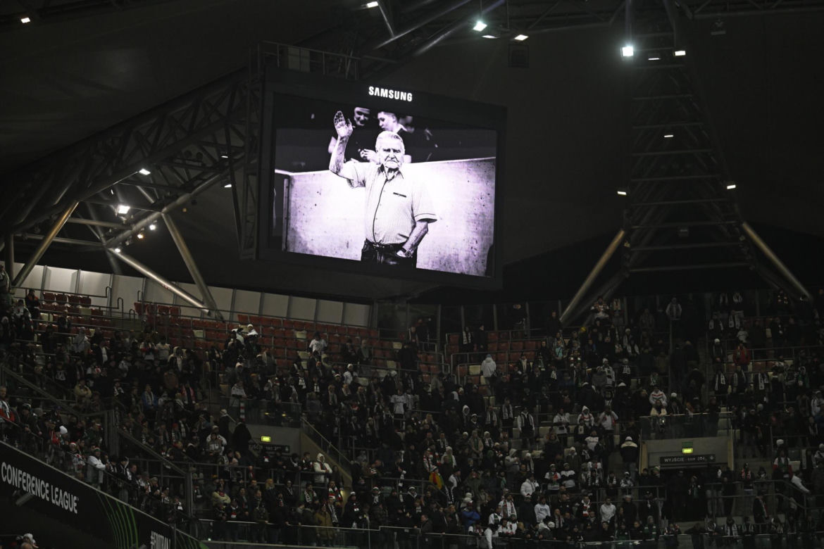 Legia - Lugano pożegnanie Brychczego