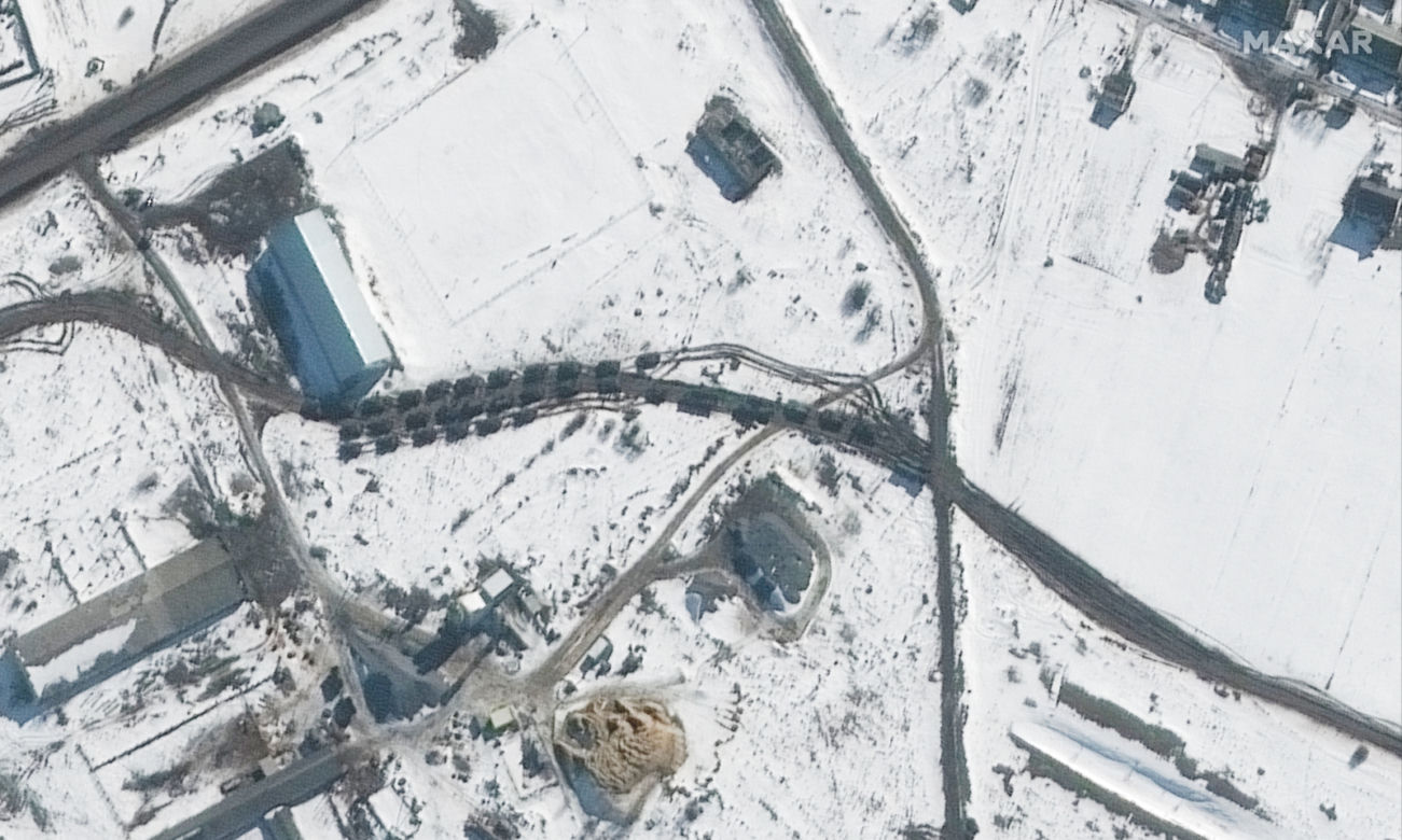 Wojska rosyjskie przy granicy z Ukrainą [20.02.2022]