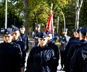 Ślubowanie nowych funkcjonariuszy podlaskiej policji