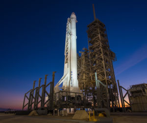 Start rakiety Falcon 9 z przylądka Canaveral