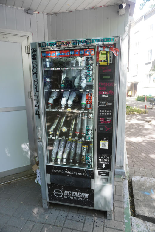 "Graffomat" stanął na Ochocie