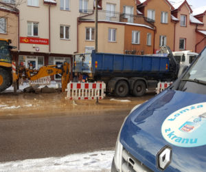 Dwie awarie wodociągowe w Łomży