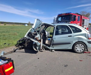 Wypadek w powiecie kościańskim