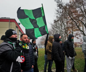 Manifestacja kibiców GKS Bełchatów