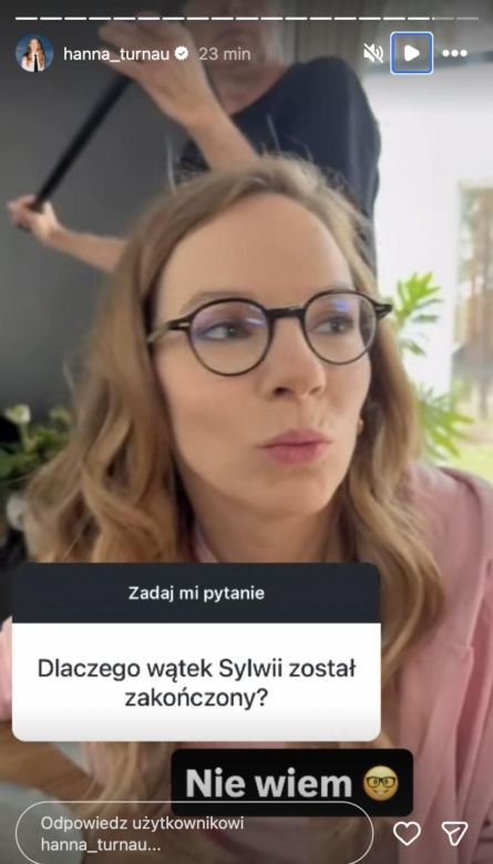 M jak miłość. Hanna Turnau o odejściu z serialu