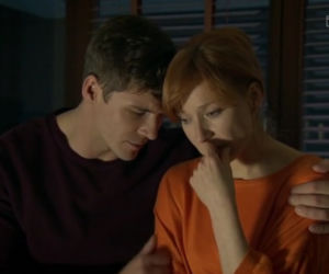 M jak miłość odc. 1220. Agnieszka (Magdalena Walach), Marcin (Mikołaj Roznerski)