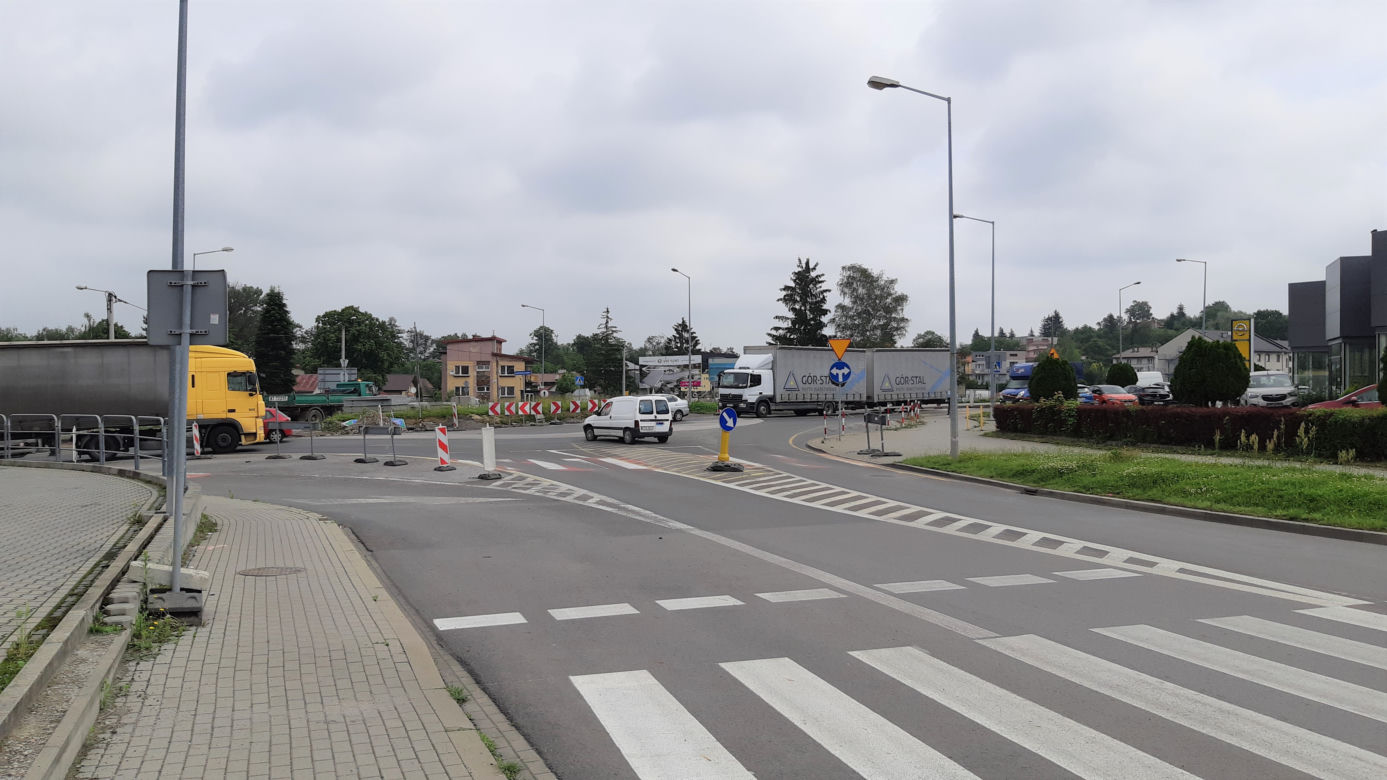 Remont ronda Lwowska - Okrężna
