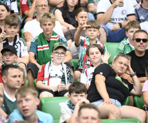 Legia Warszawa - Zagłębie Lubin: Zdjęcia kibiców
