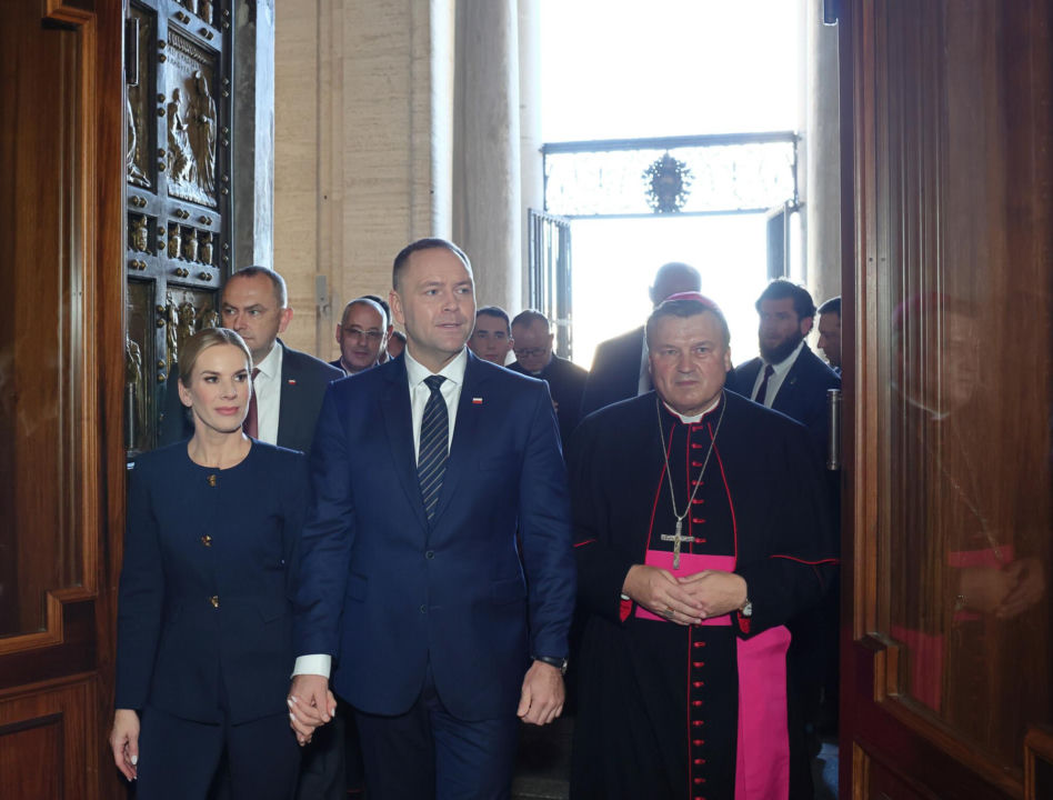 Marta Nawrocka w Bazylice św. Piotra w Watykanie