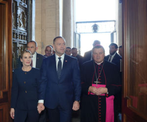 Marta Nawrocka w Bazylice św. Piotra w Watykanie