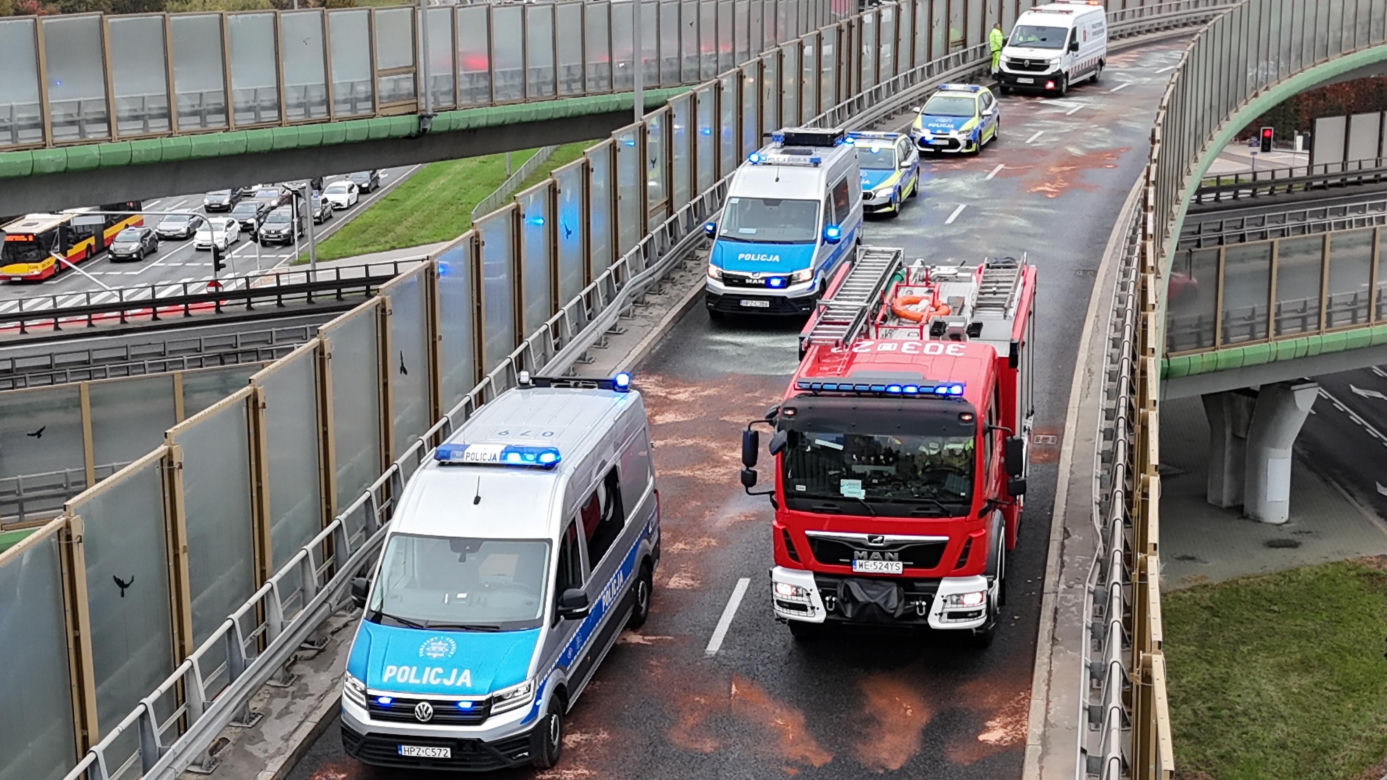 Karambol w Warszawie