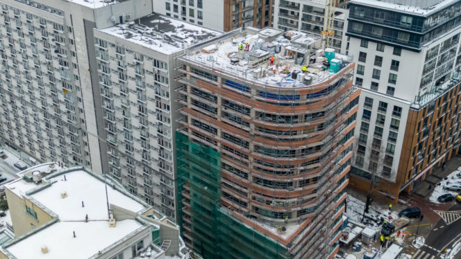 Apartamentowiec Flare przy Grzybowskiej 6A w Warszawie