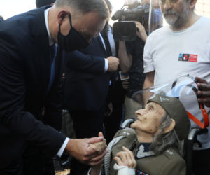 Powstańcy Warszawscy spotkali się z prezydentami Dudą i Trzaskowskim 