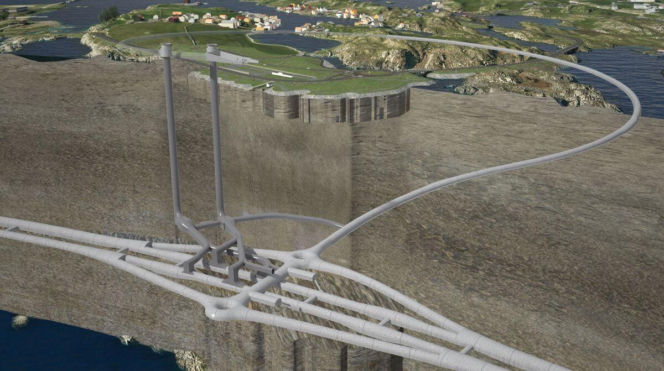 Tunel Ragfast w Norwegii - wizualizacje