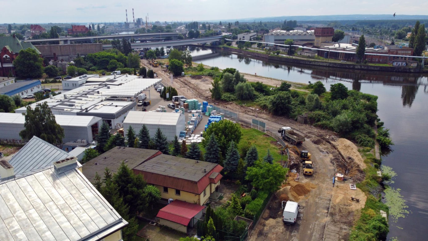 Przebudowa dróg na Międzyodrzu - lipiec 2021