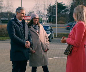 BrzydUla 2 odc. 87. Ula (Julia Kamińska), Violetta (Małgorzata Socha), Feliks Fic (Michał Sitarski)