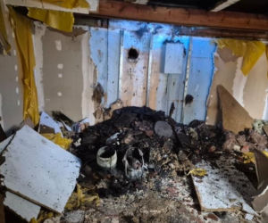 Rodzinny dom stanął w płomieniach. Przykry widok. „Nasze życie wywróciło się do góry nogami”