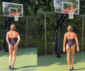 Aryna Sabalenka w czasie sesji dla Time