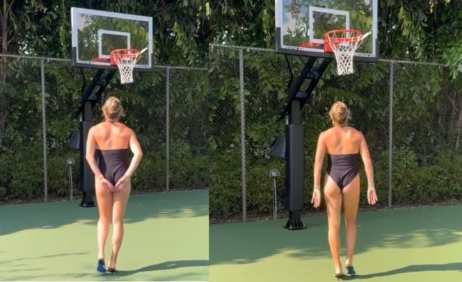 Aryna Sabalenka w czasie sesji dla "Time"