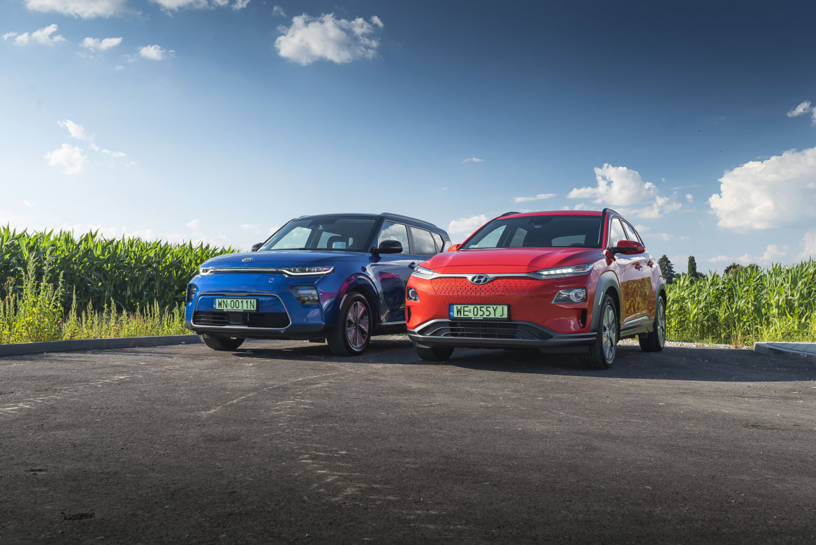 Hyundai Kona Electric 39,2 kWh 136 KM Premium vs. Kia e-Soul 64 kWh 204 KM XL