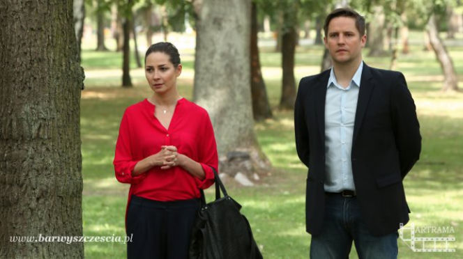 Barwy szczęścia. Marlena (Magdalena Grąziowska), Marcel (Kamil Maćkowiak)