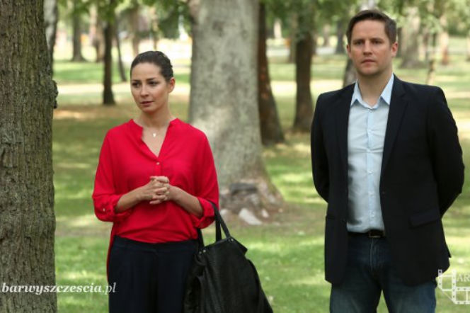 Barwy szczęścia. Marlena (Magdalena Grąziowska), Marcel (Kamil Maćkowiak)