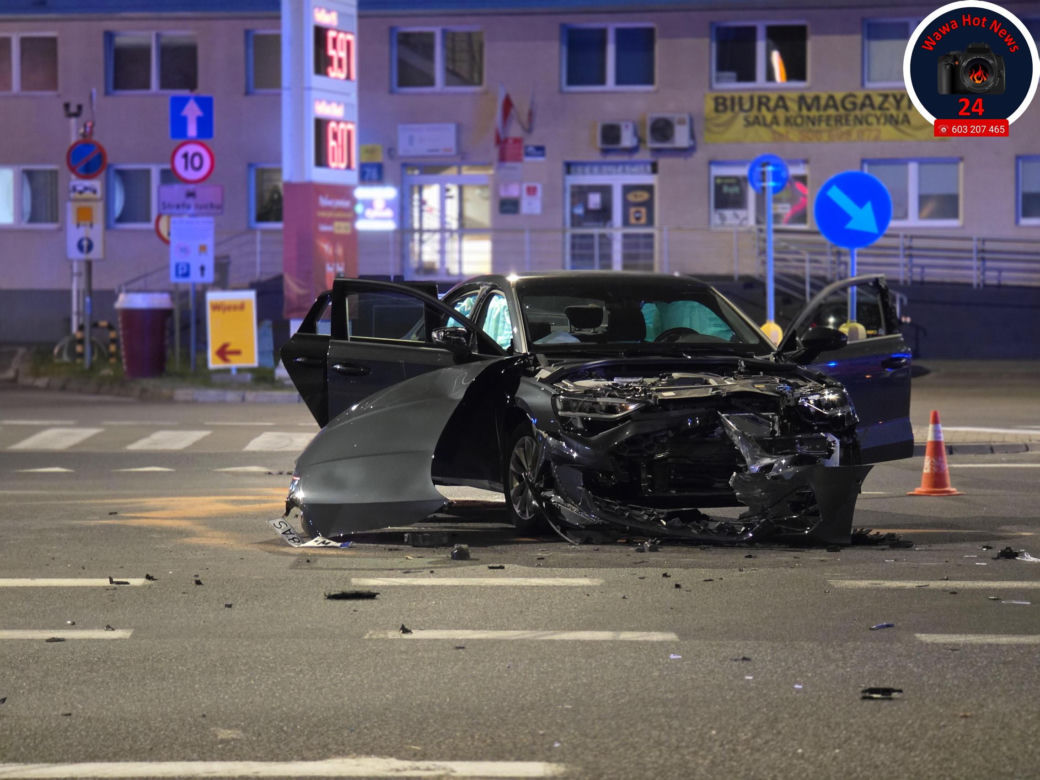 Kierowca audi wjechał w motocyklistę