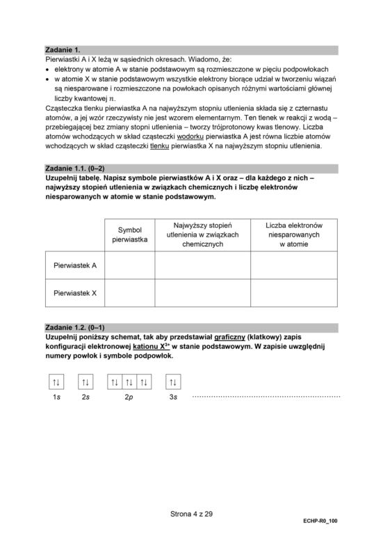 Matura 2024: chemia rozszerzona w formule 2015 - arkusze CKE i sugerowane odpowiedzi