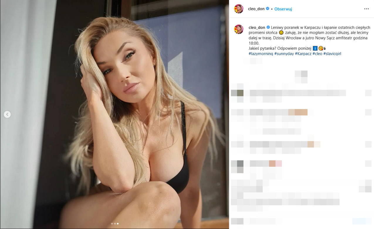 Cleo rozważa adopcję dziecka